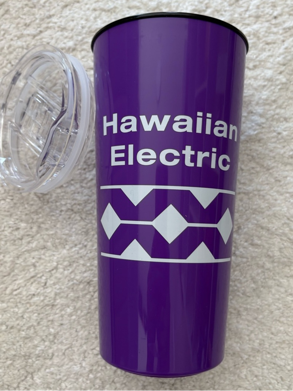 Hot Cold Purple Travel Tumbler with Lid- BPA free